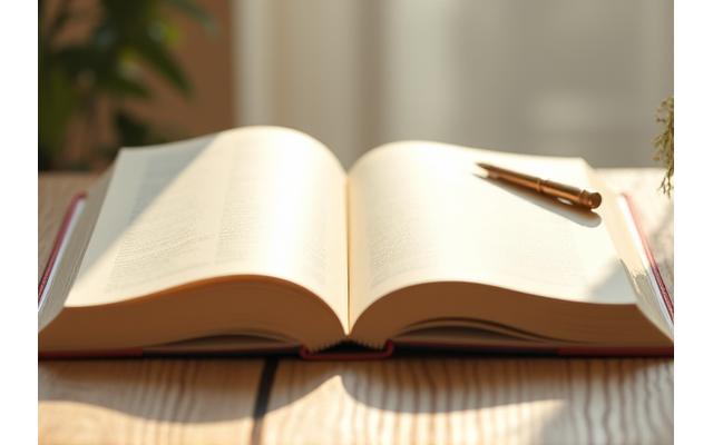 Open book with gentle light, symbolizing foundational mental health knowledge.